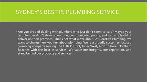 Ppt Emergency Plumbing 24 Hour Plumbers Sydney Powerpoint