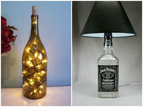 DIY Bottle Lamp Make A Table Lamp With Recycled Bottles ID Lights