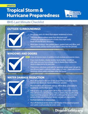 Fillable Online Hurricane Preparedness IBHS Fax Email Print PdfFiller