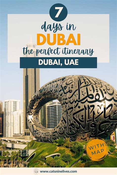 An Elephant Statue With The Words 7 Days In Dubai The Perfect Itinerary