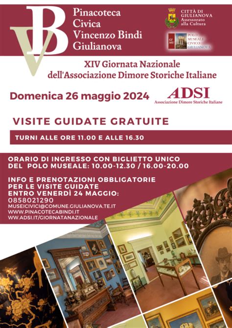 Domenica 26 Maggio XIV Giornata Nazionale Delle Dimore Storiche