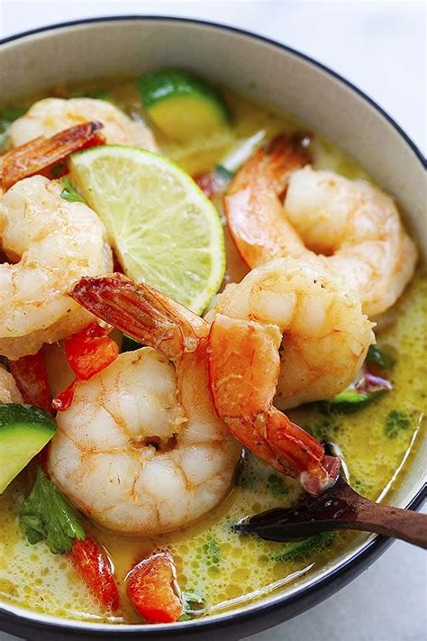 Green Curry Shrimp Authentic Shrimp Curry Rasa Malaysia