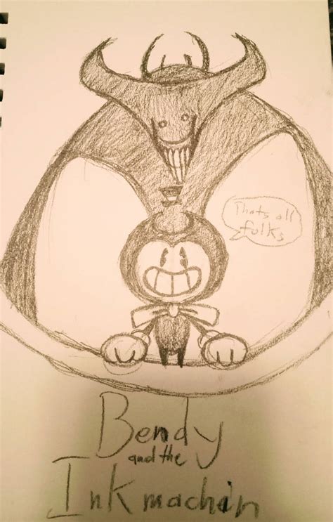 Sketch Bendy From Bendy And The Ink Machine By Dwalker443 On Deviantart