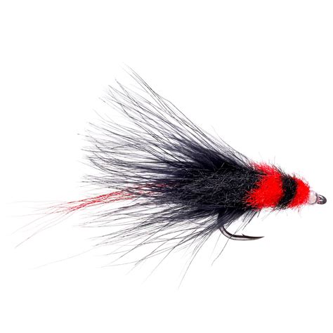 Superflies Saltwater Fly Tarpon Toad Black Red Streamer Tropical