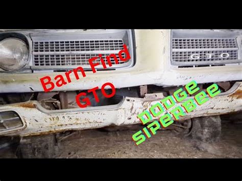 Abandoned 1969 Pontiac Gto Forgotten In A Barn Along With A Couple