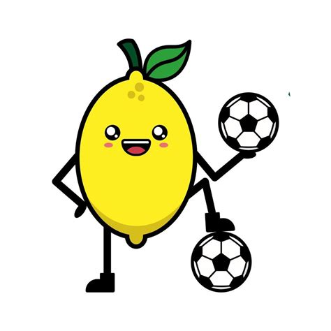 Cute lemon fruit cartoon illustration 4942332 Vector Art at Vecteezy