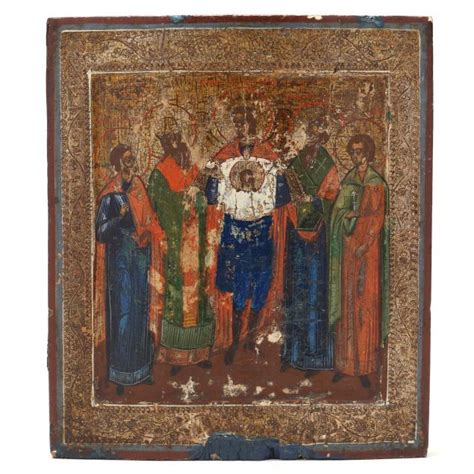 A Russian Orthodox Icon The Miracle Of St Michael The Archangel Lot