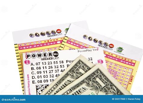 PowerBall Lottery Tickets editorial image. Image of ticket - 24317060