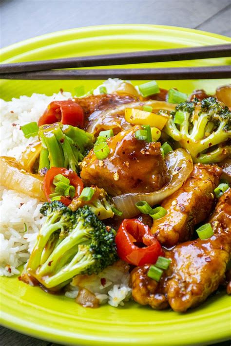 Sweet And Sour Orange Chicken Stir Fry Recipe The Starving Chef