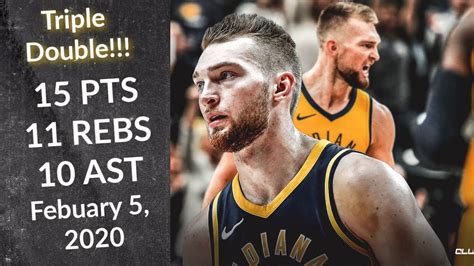 Domantas Sabonis 15 PTS 11 REBS 10 AST Pacers Vs Raptors Full