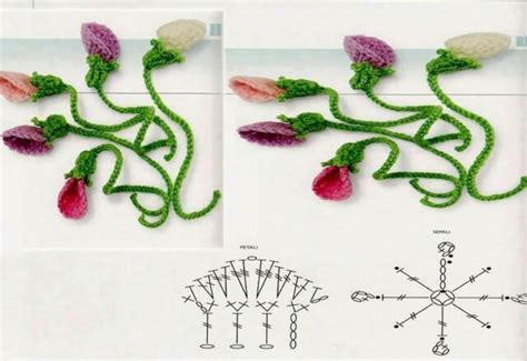 Fiori Uncinetto Archives Magiedifilo It Punto Croce Uncinetto Schemi