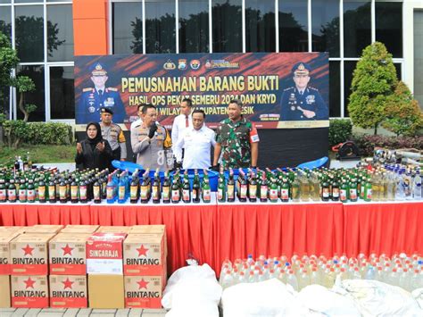 Operasi Pekat Semeru Polres Gresik Tangkap Tersangka