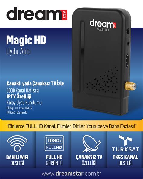 Dreamstar HD Uydu Alıcıları MAGİC HD