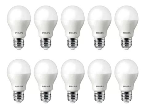 Pack Ampolletas Led Empavonada E W Philips Hb Led Cuotas