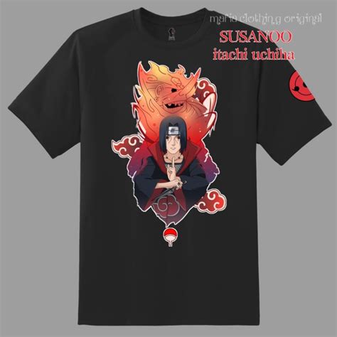 Jual Kaos Naruto Anime Itachi Uchiha Susanoo A Shopee Indonesia