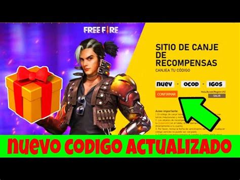 COMO CANJEAR NUEVO CÓDIGO FREE FIRE 2020 YouTube