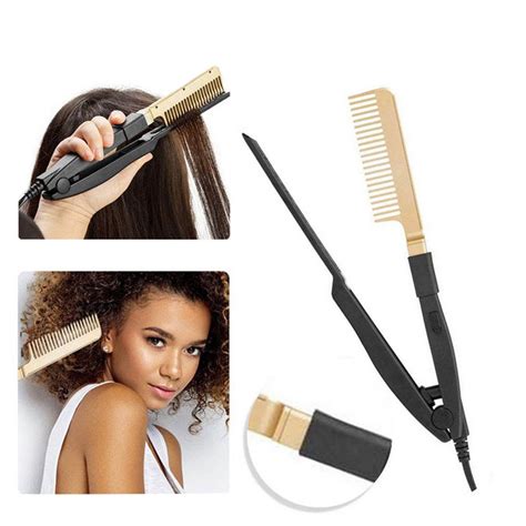 Lytiang Electric Straight Hair Comb Function Electric Copper Comb Dry And Wet Use Fast Heating