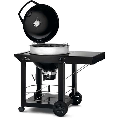 Napoleon Pro Inch Charcoal Kettle Grill W Cart Black Pro K Cart