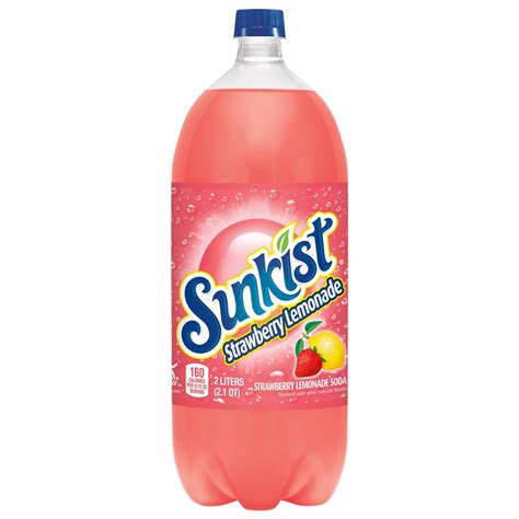 Sunkist Strawberry Lemonade Soda Shop Soda At H E B