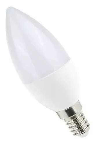 Lámpara LED tipo vela Milky E14 4 5 W 6000 K 127 220 V Luminatti