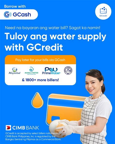 GCash On Twitter Due Na Ang Water Bill Pero Short Pa Sa Cash Sagot