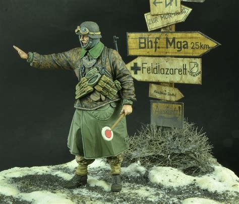 Wwii German Feldgendarme Model Do Sklejania D Day Miniature