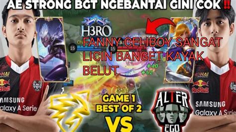 ALTER EGO VS ONIC PRODIGY GAME PERTAMA H3RO ESPORT 4 0 FANNY CELIBOY