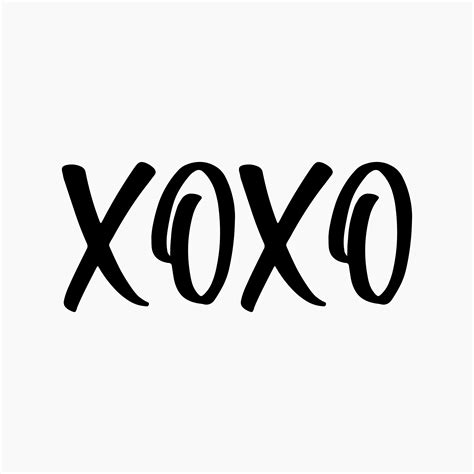 XOXO. Svg Png Eps Dxf Cut Files. - Etsy