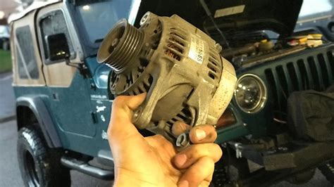 Jeep Wrangler Alternator Change