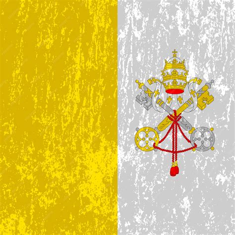 Premium Vector | Vatican city flag official colors and proportion