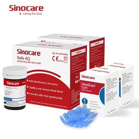 Sinocare Glucose Meter Blood Testing Equipment Glucose Meter For