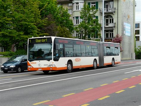 BSU Mercedes Citaro Nr 32 SO 142032 Unterwegs Auf Der Linie 1 In