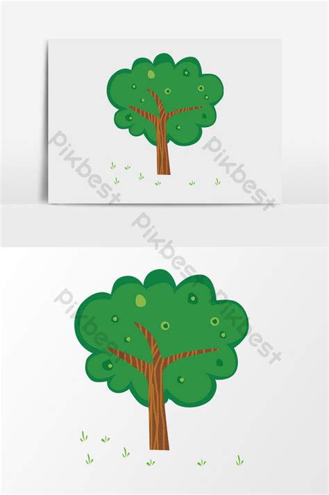 drawing cartoon children drawing small tree | PNG Images PSD Free ...