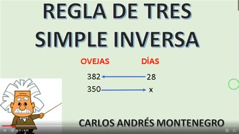 Problemas Resuelto Aplicando La Regla De Tres Inversa Regladetres