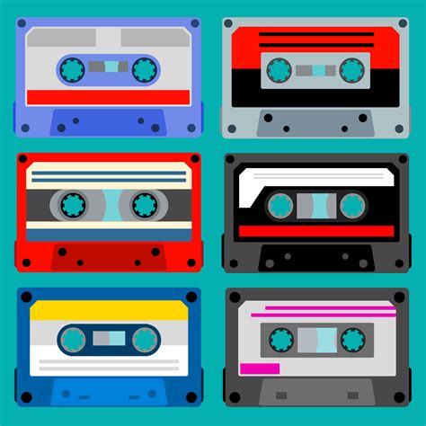 Vintage Cassette Tape Retro Mixtape Collection S Pop Songs Tapes