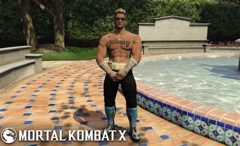 Johnny Cage Klassic Mortal Kombat X Add On Ped V1 0 GTA 5 Mod