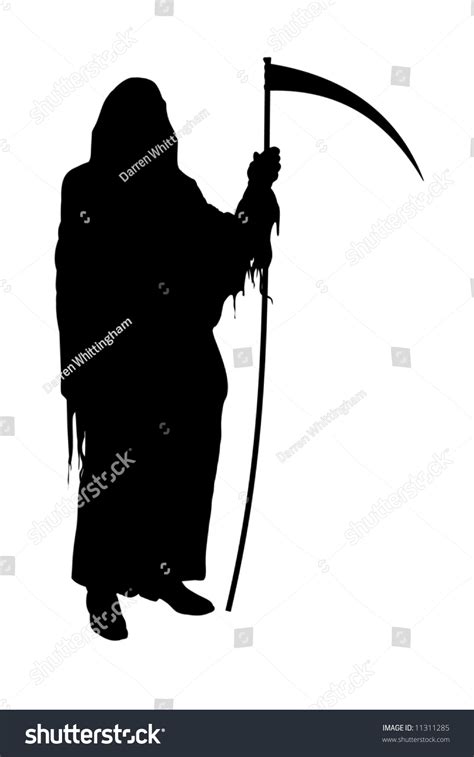 Illustrated Silhouette Grim Reaper Stock Illustration 11311285 | Shutterstock