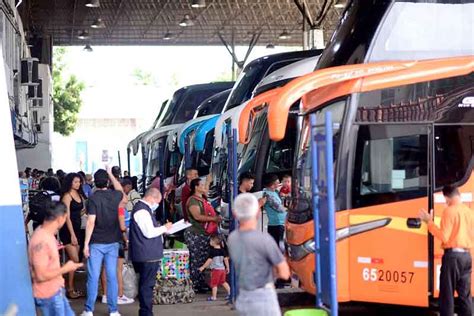 N Mero De Passageiros Cresce No Transporte Rodovi Rio