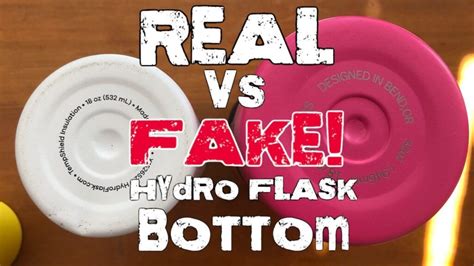 Fake Hydro Flask Bottom vs Real - Hunting Waterfalls