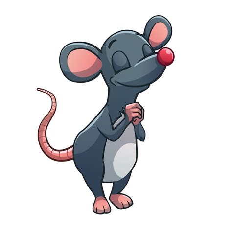 Premium Vector Smiling Rat