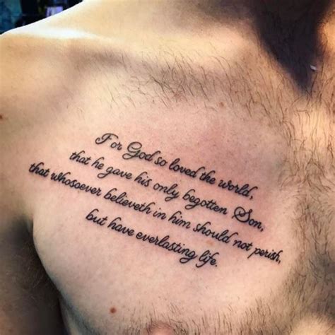 Bible Verse Tattoos On Chest