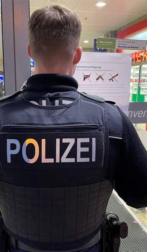 BPOL NRW Bundespolizei erlässt Waffenverbotszone für Hauptbahnhöfe