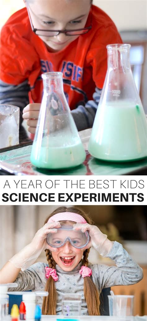 Best Kids Science Experiments for a Year of Science Fun!