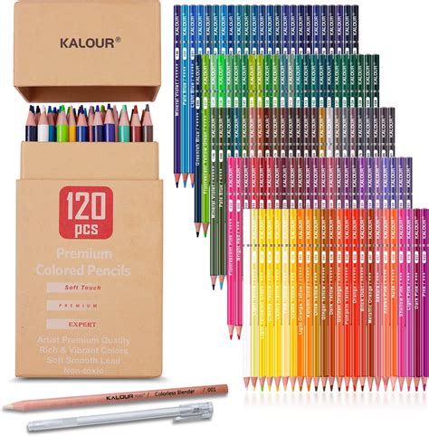 Kalour Pro Colored Pencilsset Of 520 Colorsartists Soft