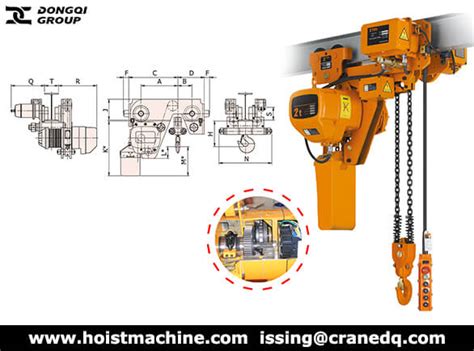 2 Ton Low Headroom Chain Hoist for UAE | Hoist Machine