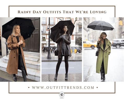 30 Best Rainy Day Outfits Ideas with Styling Tips