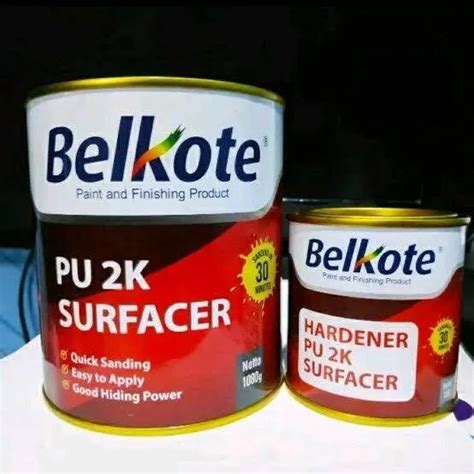 CAT DASAR EPOXY BELKOTE SURFACER GRAY 1 KG Lazada Indonesia