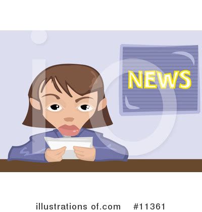 Reporter Clipart #1062522 - Illustration by yayayoyo