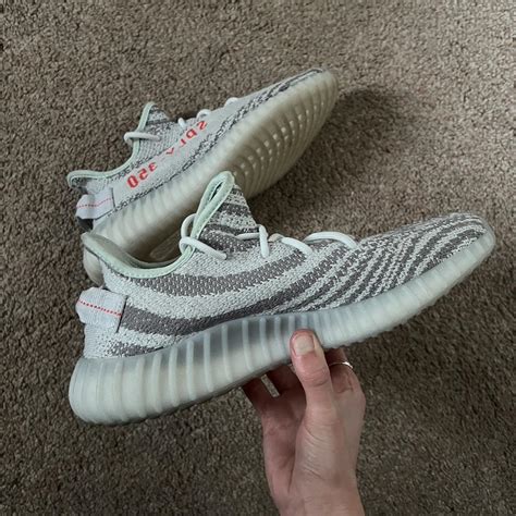 Adidas Yeezy Blue Tints Uk Mint Depop