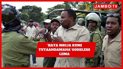 Godbless Lema Atoa Msimamo Maandamano Yakianza Hayatoisha Hata Mkija